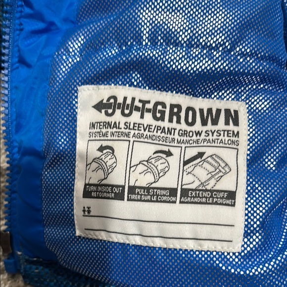 Columbia Kids' Patterned Blue Raincoat - Picture 4 of 5